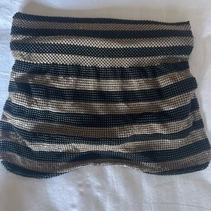 BCBGMaxazria slouchy evening clutch, like new